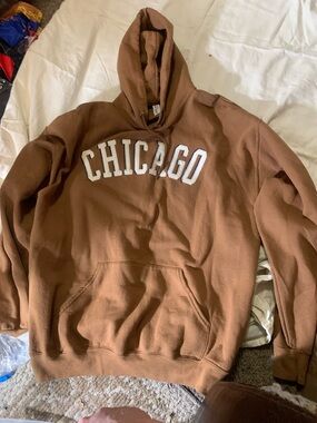 Jerzees Brown CHICAGO Pullover Hoodie